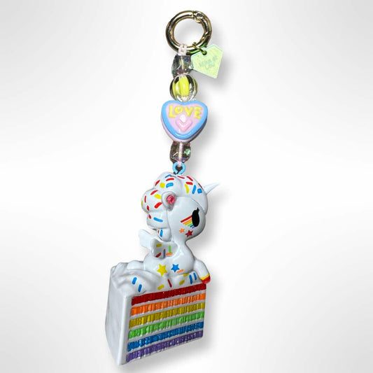 Tokidoki Unicorno Delicious Rainbow Delight Bag/Key Charm