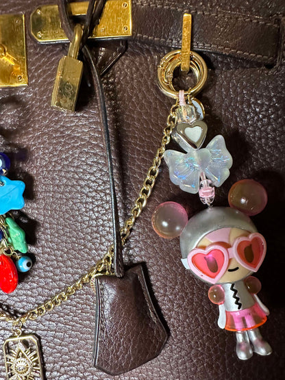 Tokidoki Donutella and Her Sweet Friends Series 2 Figure- Bubble Luv Key/Bag Charm